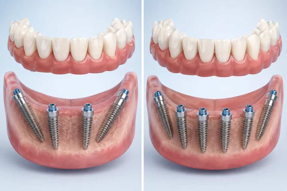 All-on-6 Dental Implants vs All-on-4: Which Is Better?