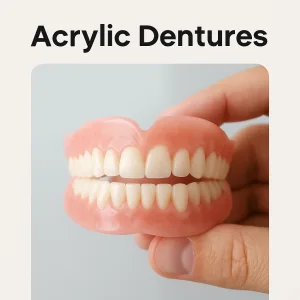 1. Acrylic Dentures